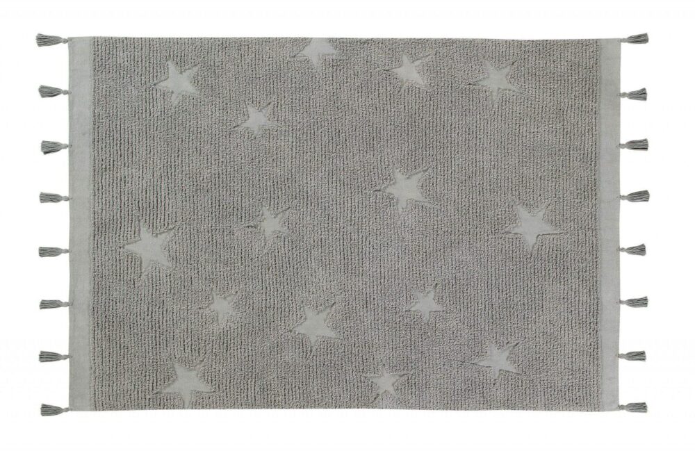 Rug Lorena Canals Hippy Stars Grey 120 x 175