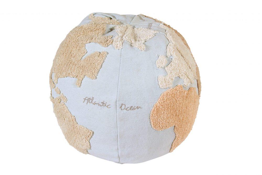 Pouf World Map 45 x Ø 50 cm
