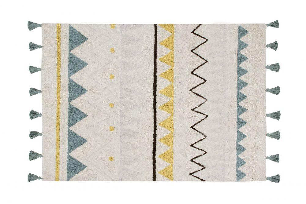 Rug Lorena Canals Azteca Natural Vintage Blue Grande 140*200 сm