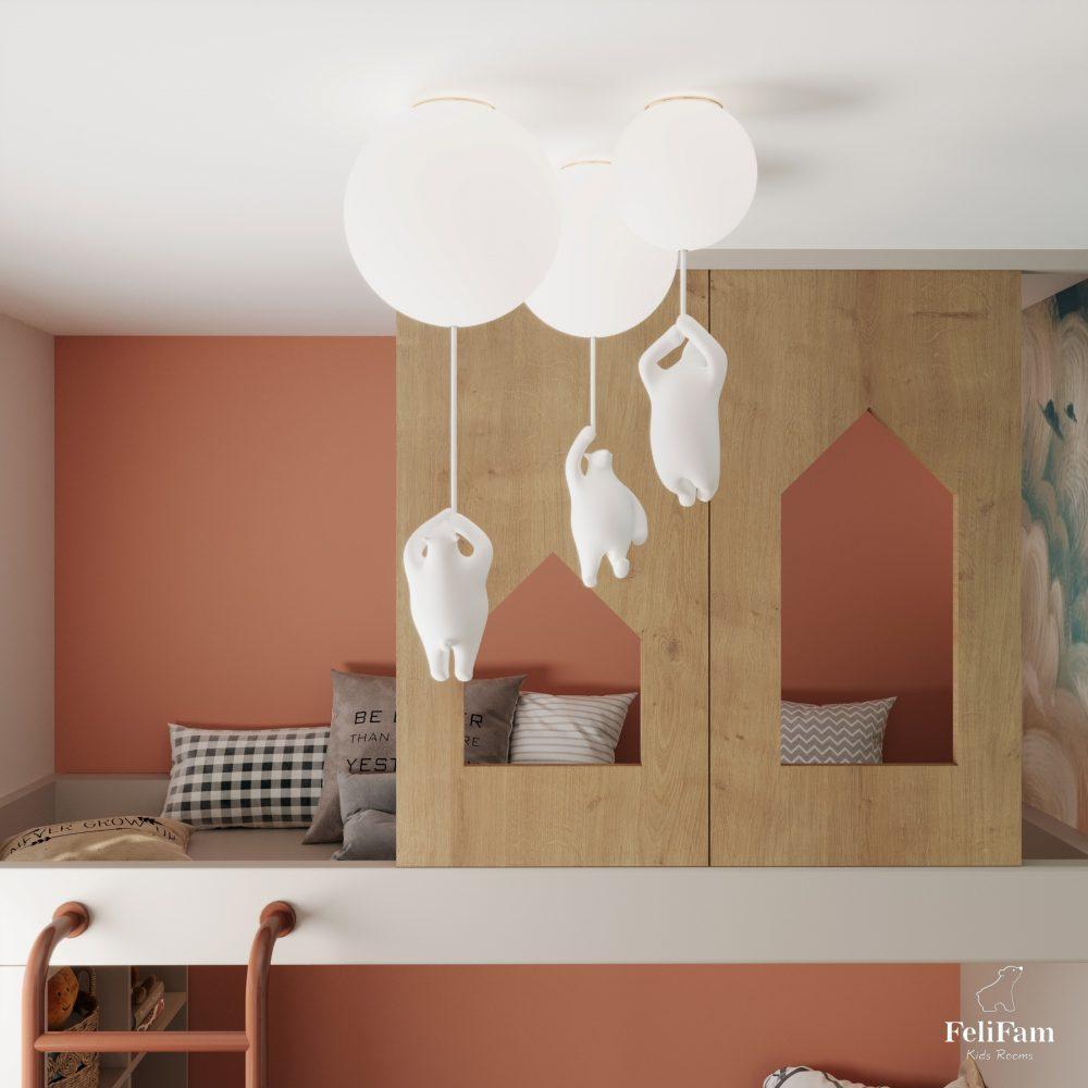 Kid's lamp White Bear Ø 25 мм F-2007