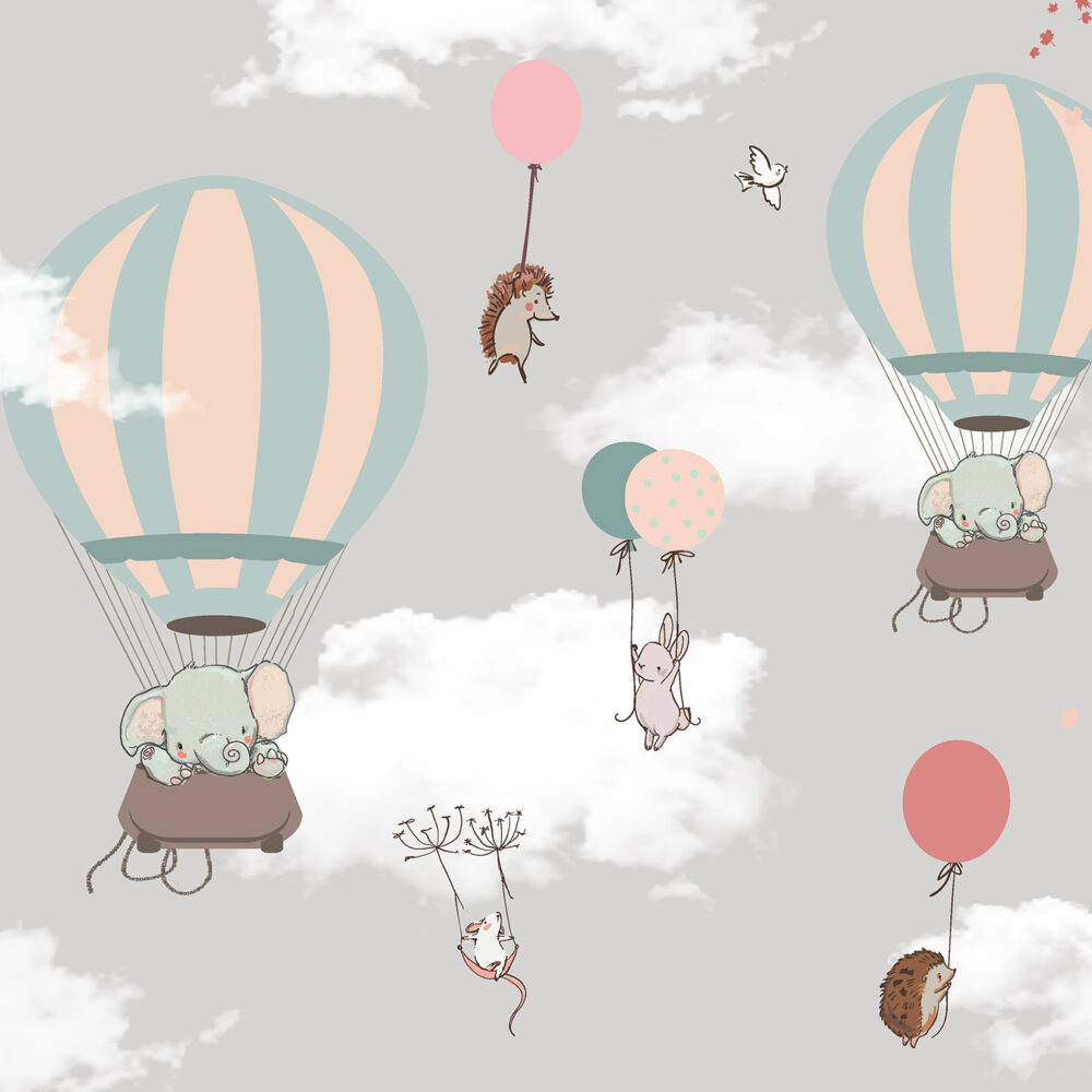 Elephants in balloons