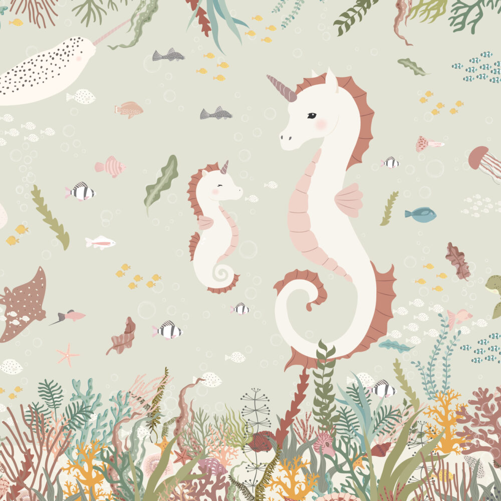 Unicorn sea horses