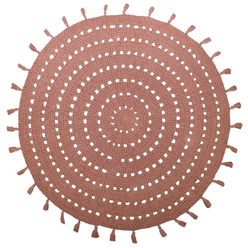 NILA Crochet Children's Rug Ø120cm