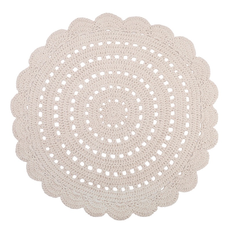 ALMA Crochet Children's Rug Ø120cm