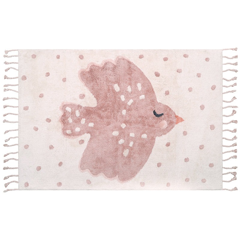 BIRDY children's rug with bird pattern 100x150cm