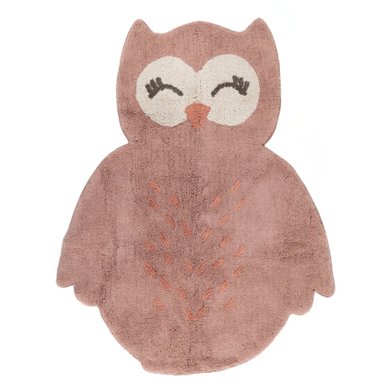 LITTLE PEPA Children's Rug Little Owl 90 x 115 cm
