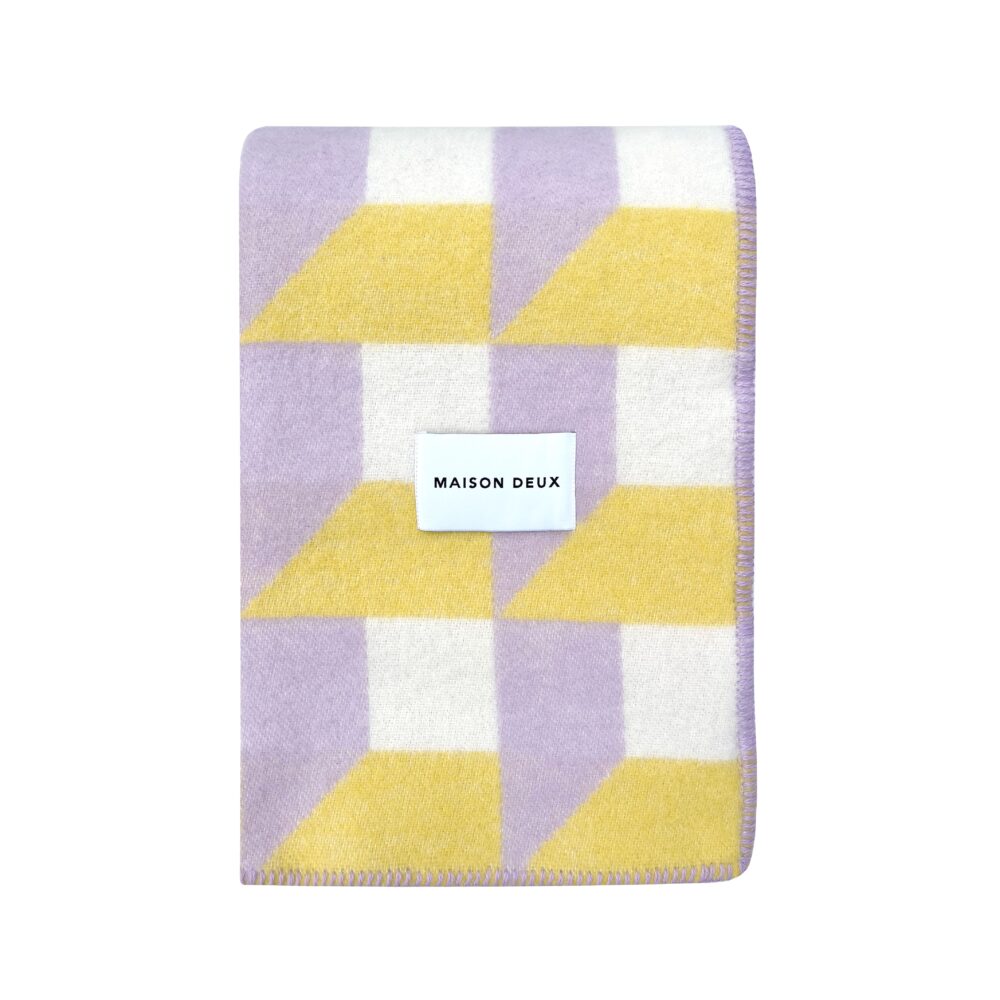 Maison Deux Cubics Blanket