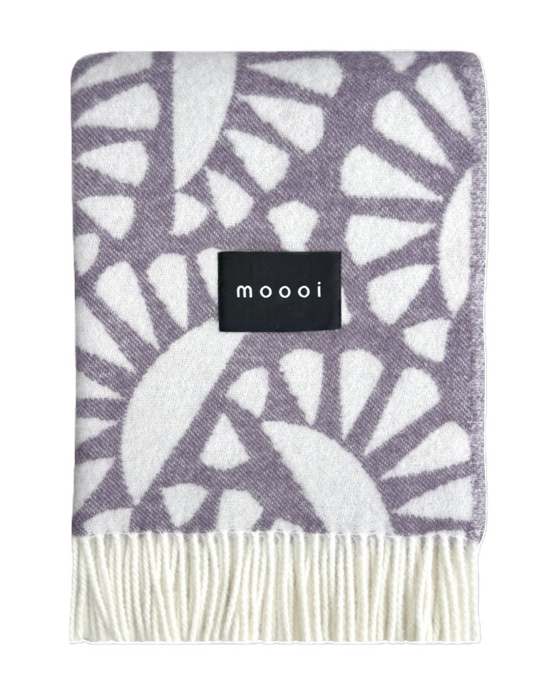 Maison Deux Woodblock Blanket