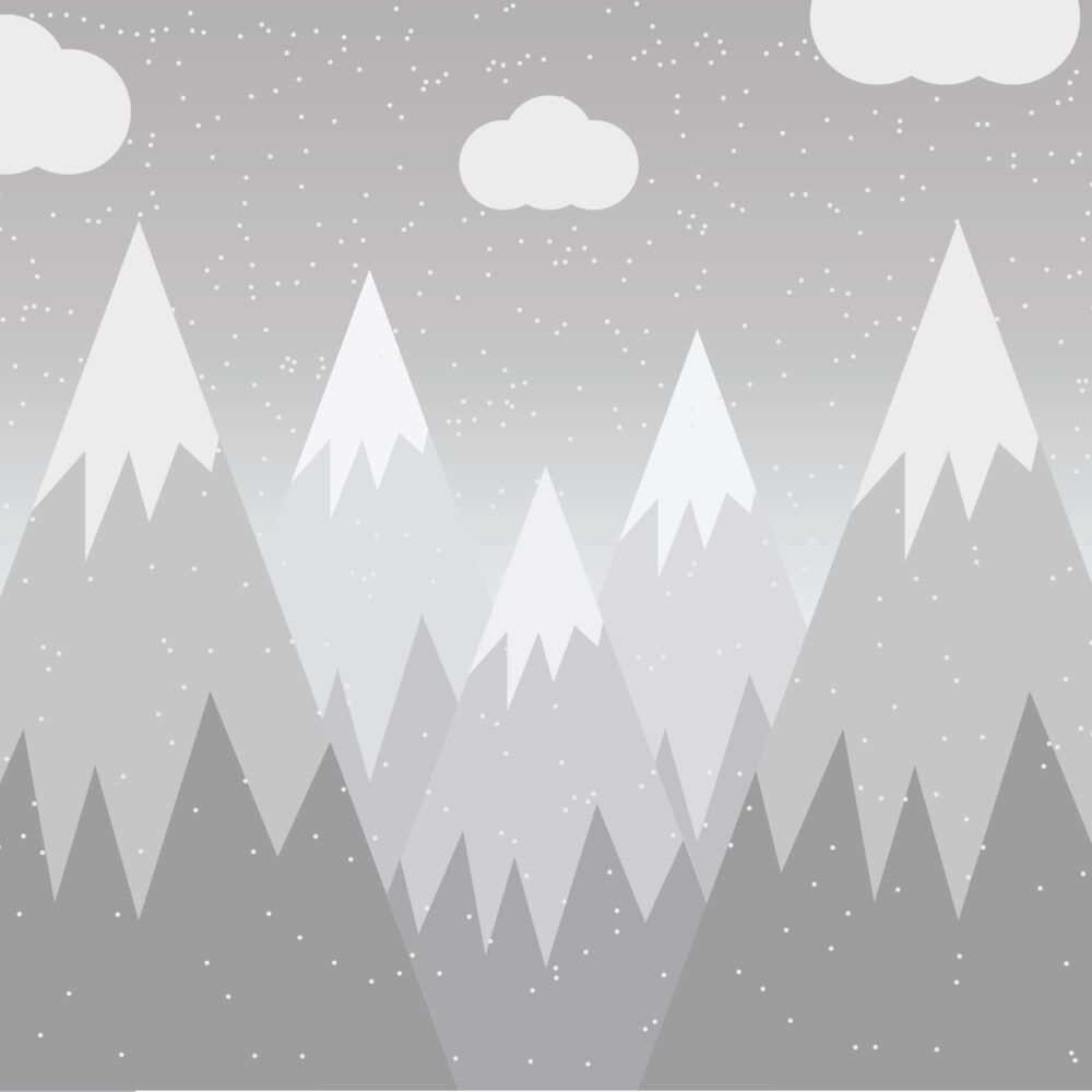 Kids Wallpaper Mountains, Sun & Flight