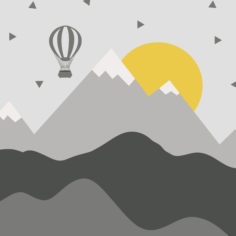 Kids Wallpaper Colorful Mountains