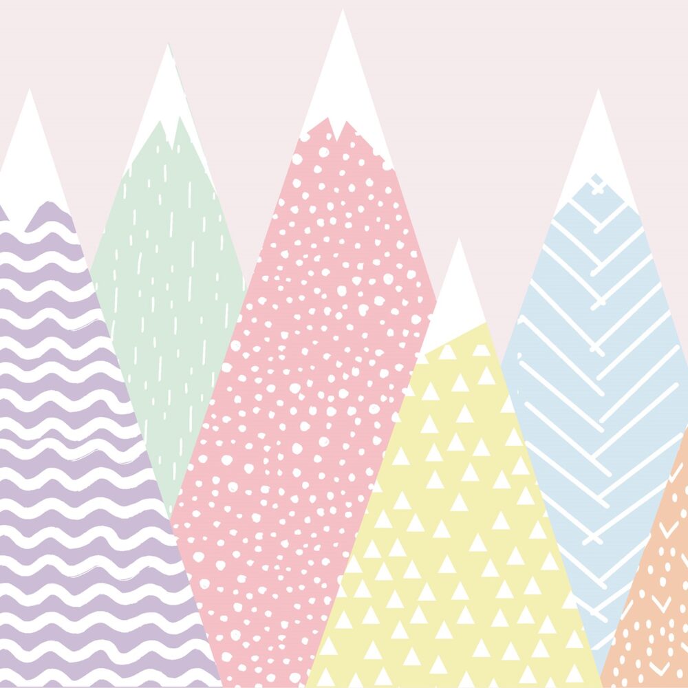 Kids Wallpaper Abstract Mountains