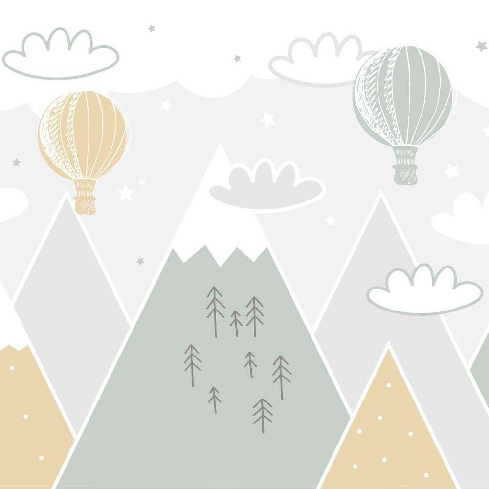 Kids Wallpaper Mountain Space
