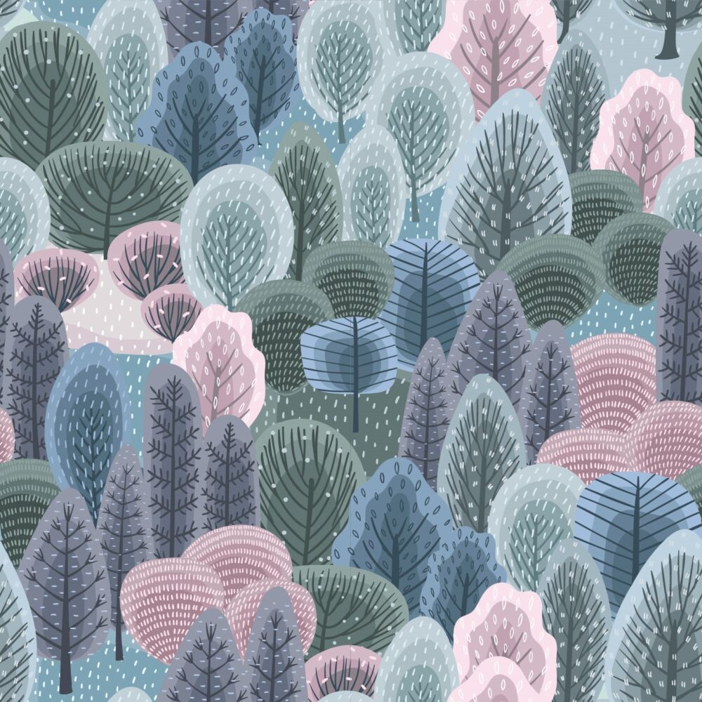 Kids Wallpaper Lush Tree
