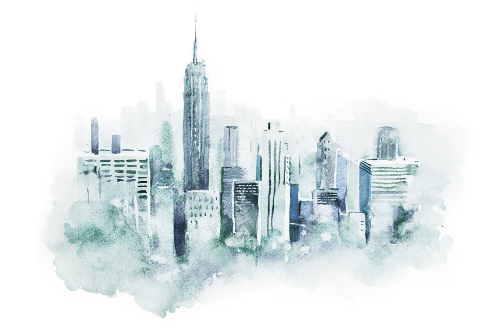 Kids Wallpaper City Architecture Lines