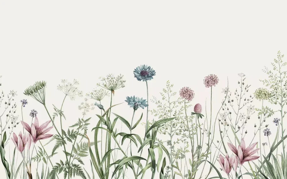 Kids Wallpaper Floral Mood