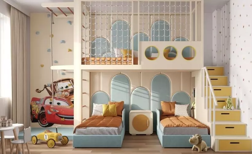 Implementation of a kids’ room for two boys