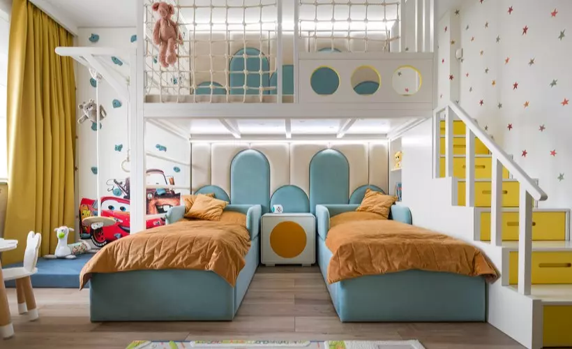 Kids’ room design for two boys