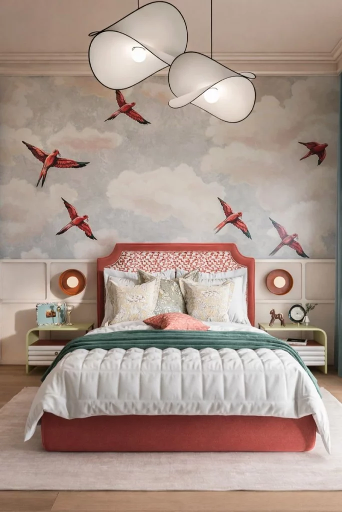 Bright children’s room design project