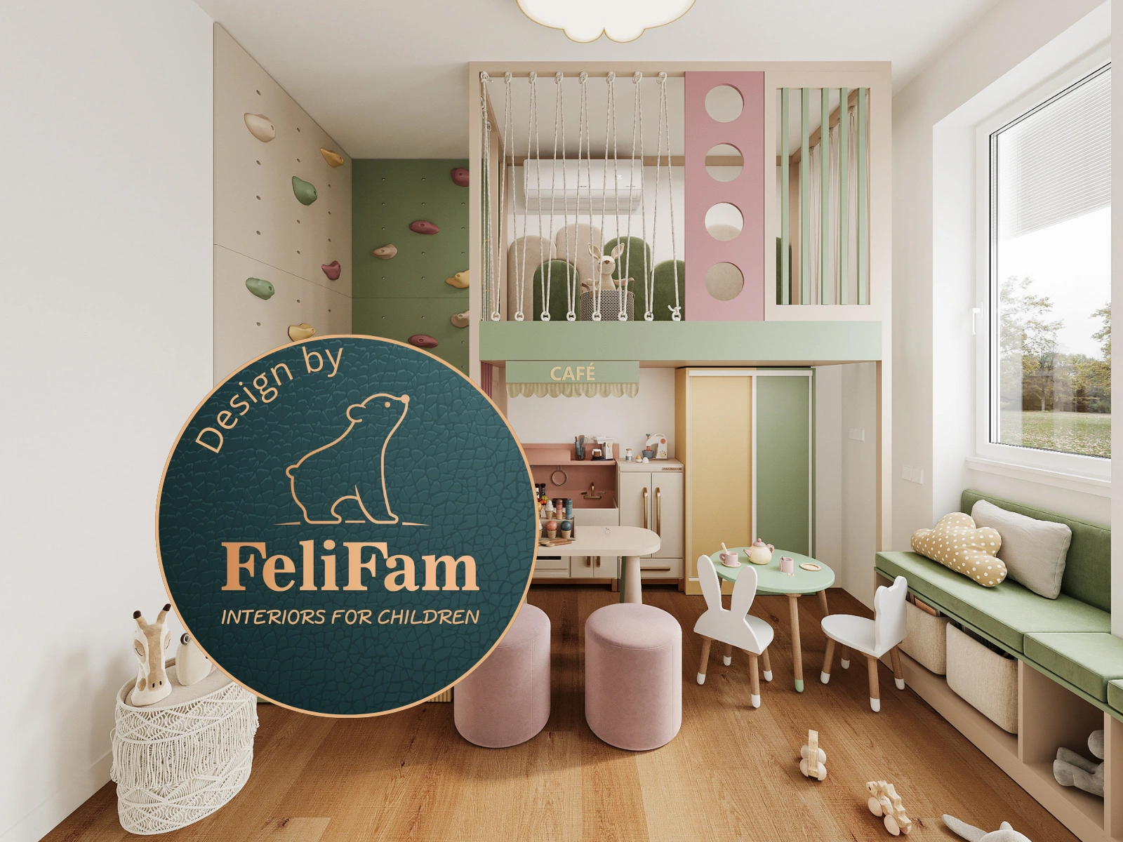 Playing Room for Two Children – Completed Project by FeliFam