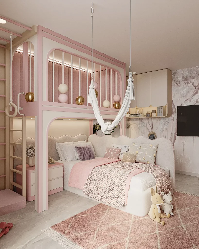 Proyecto de diseño de habitación infantil 1350