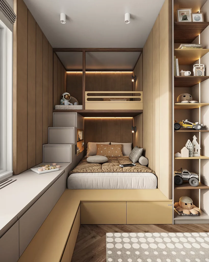 Proyecto de diseño de una habitación infantil 1354
