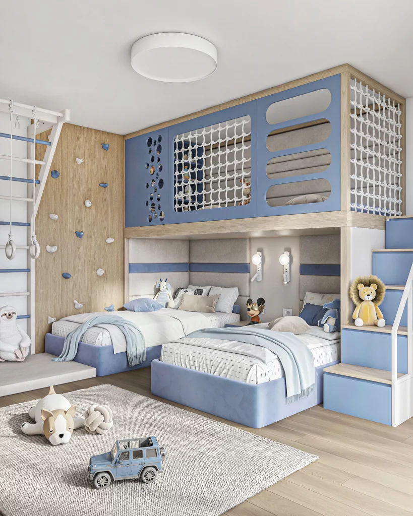 Proyecto de diseño de habitación infantil 1357