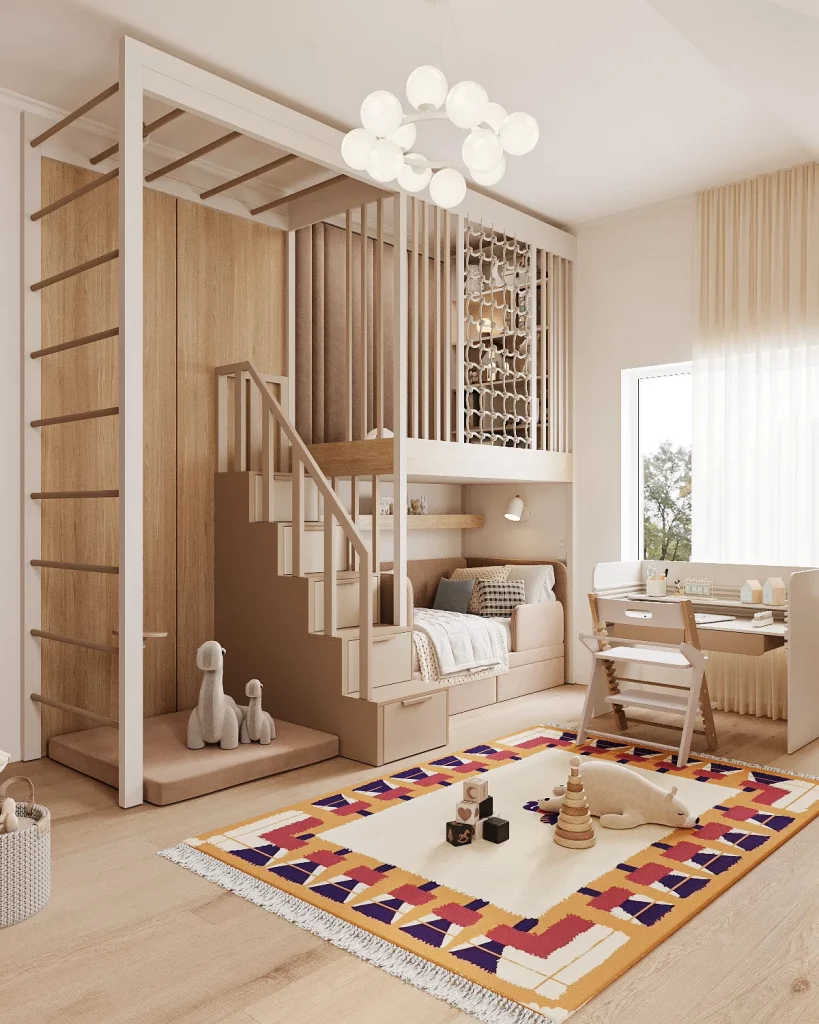Proyecto de diseño de habitación infantil 1380