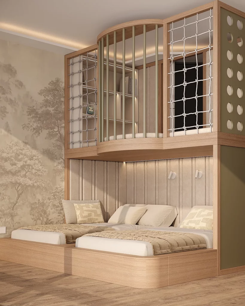 Proyecto de diseño de habitación infantil 1381