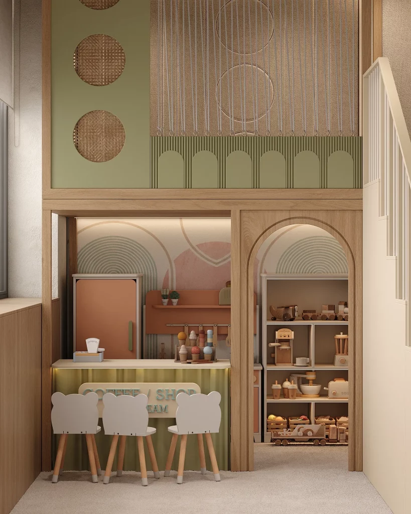 Projet d’aménagement intérieur d’une salle de jeux n° 1386