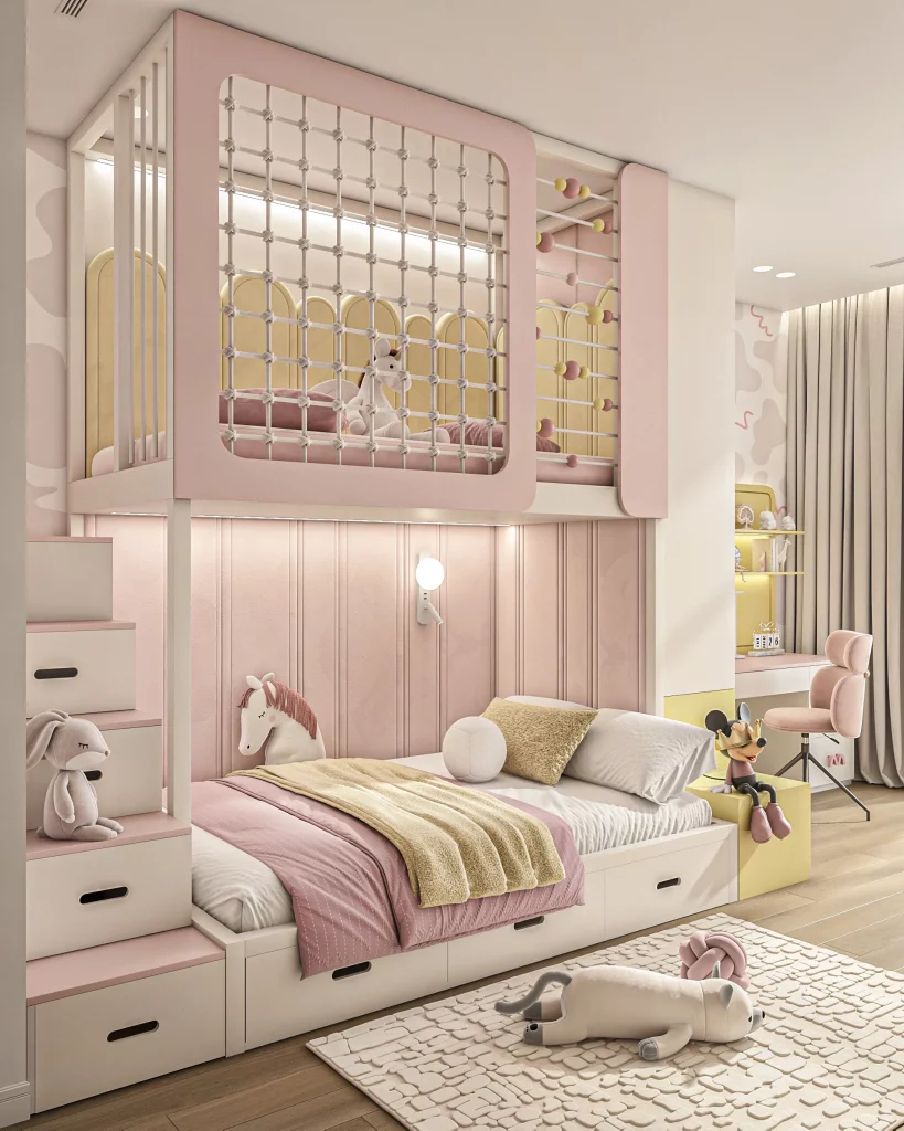 Projet de design de chambre d’enfant 1390